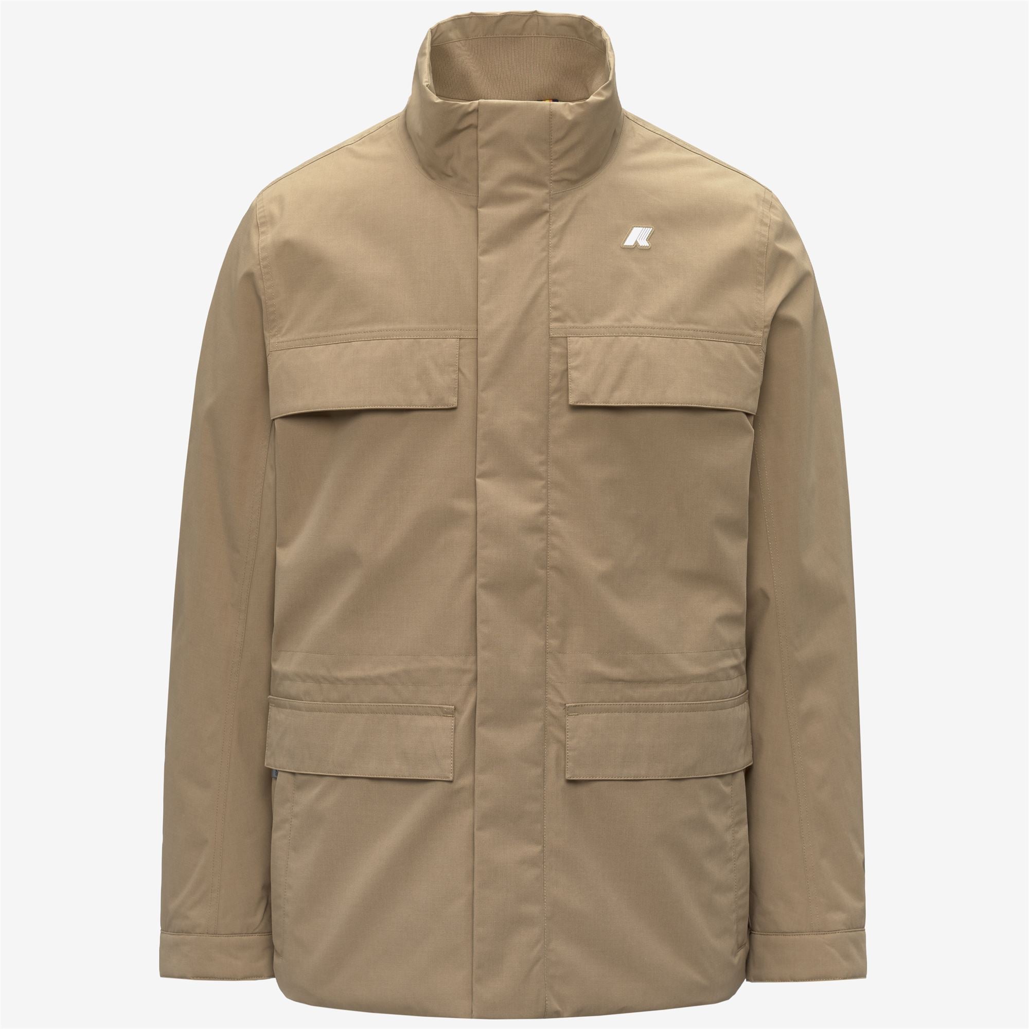 Jackets_Man_MANUENE WARM MICRO CANVAS_Mid_Beige Khaki - Commercial 1