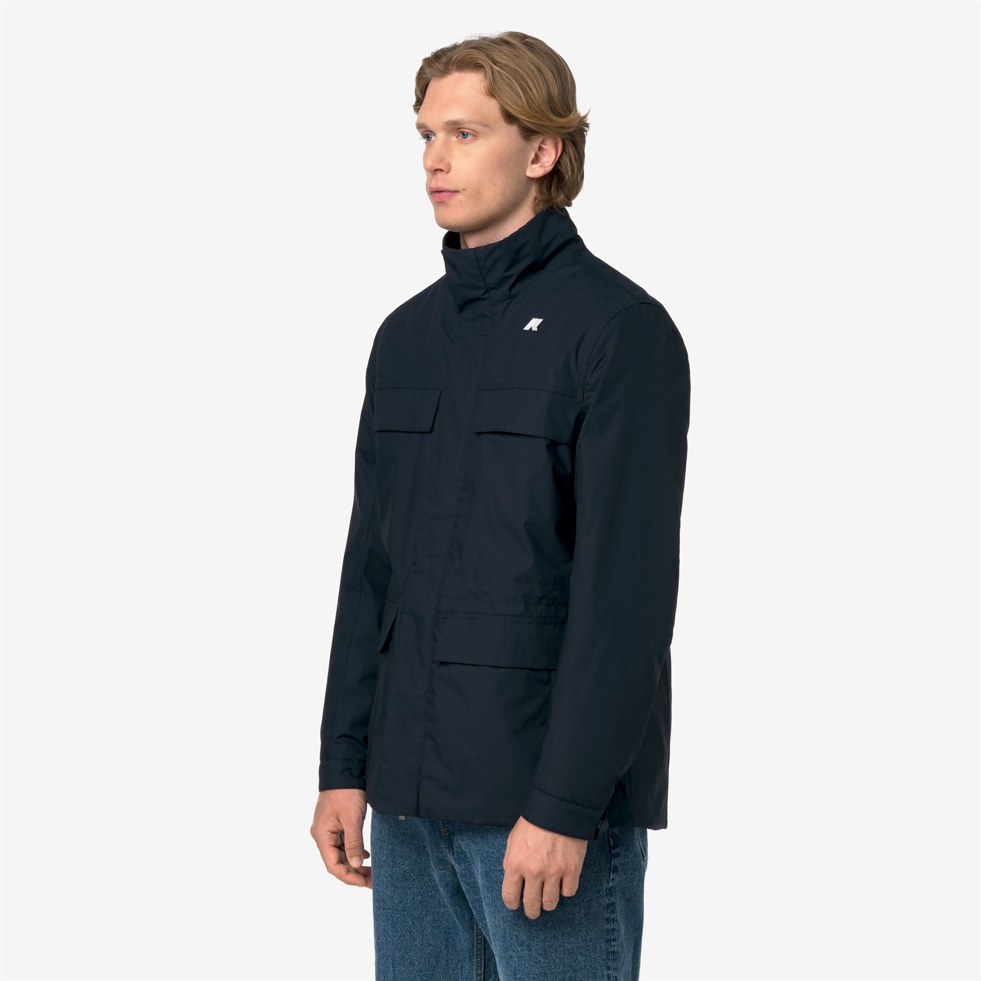 Jackets_Man_MANUENE WARM MICRO CANVAS_Mid_Blue Depth - Commercial 5