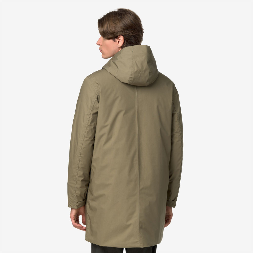 Jackets_Man_THOMAS WARM MICRO CANVAS_Long_Green Army - Commercial 6