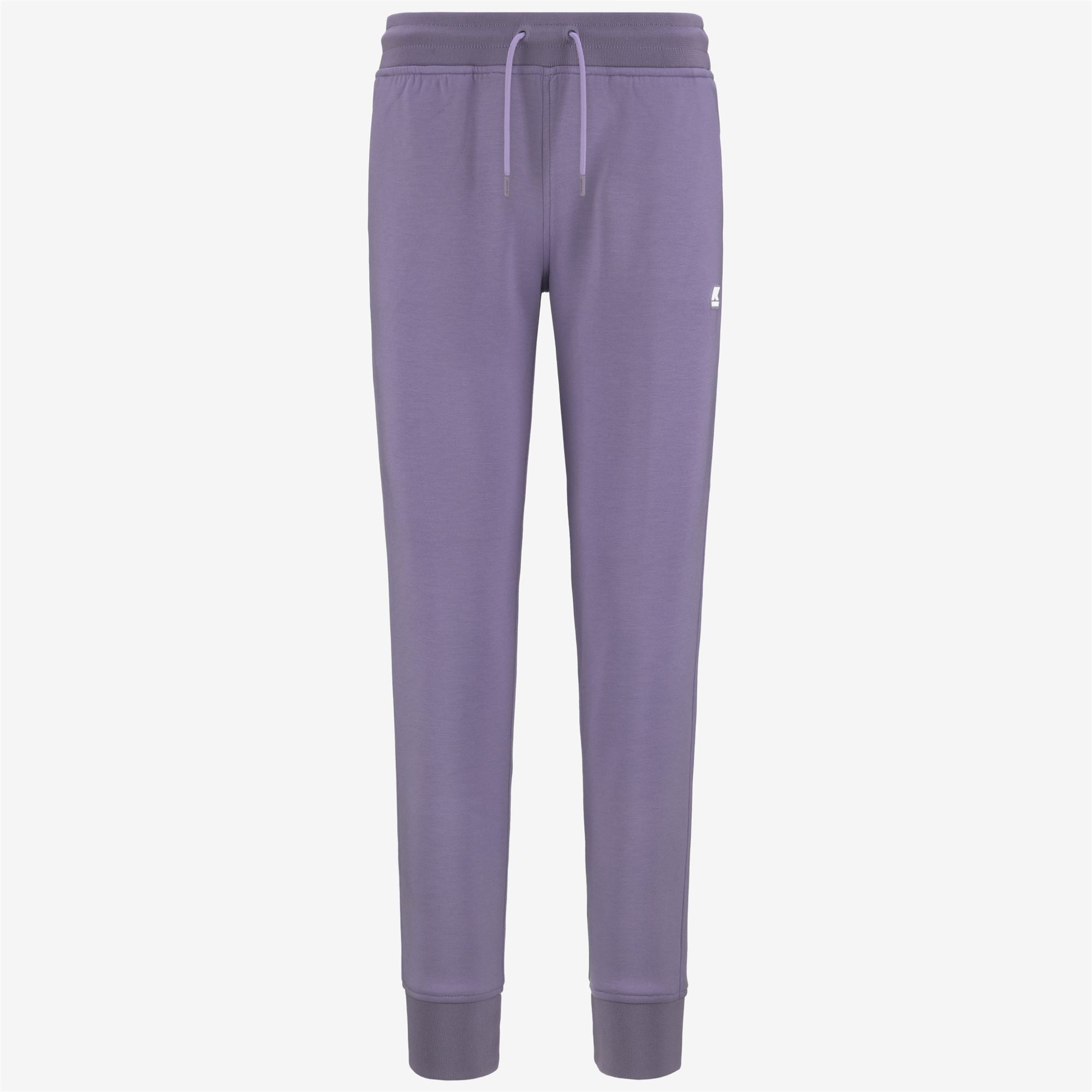 Pants_Woman_GINEVRA LIGHT SPACER_Sport Trousers_Violet Glicine - Commercial 1