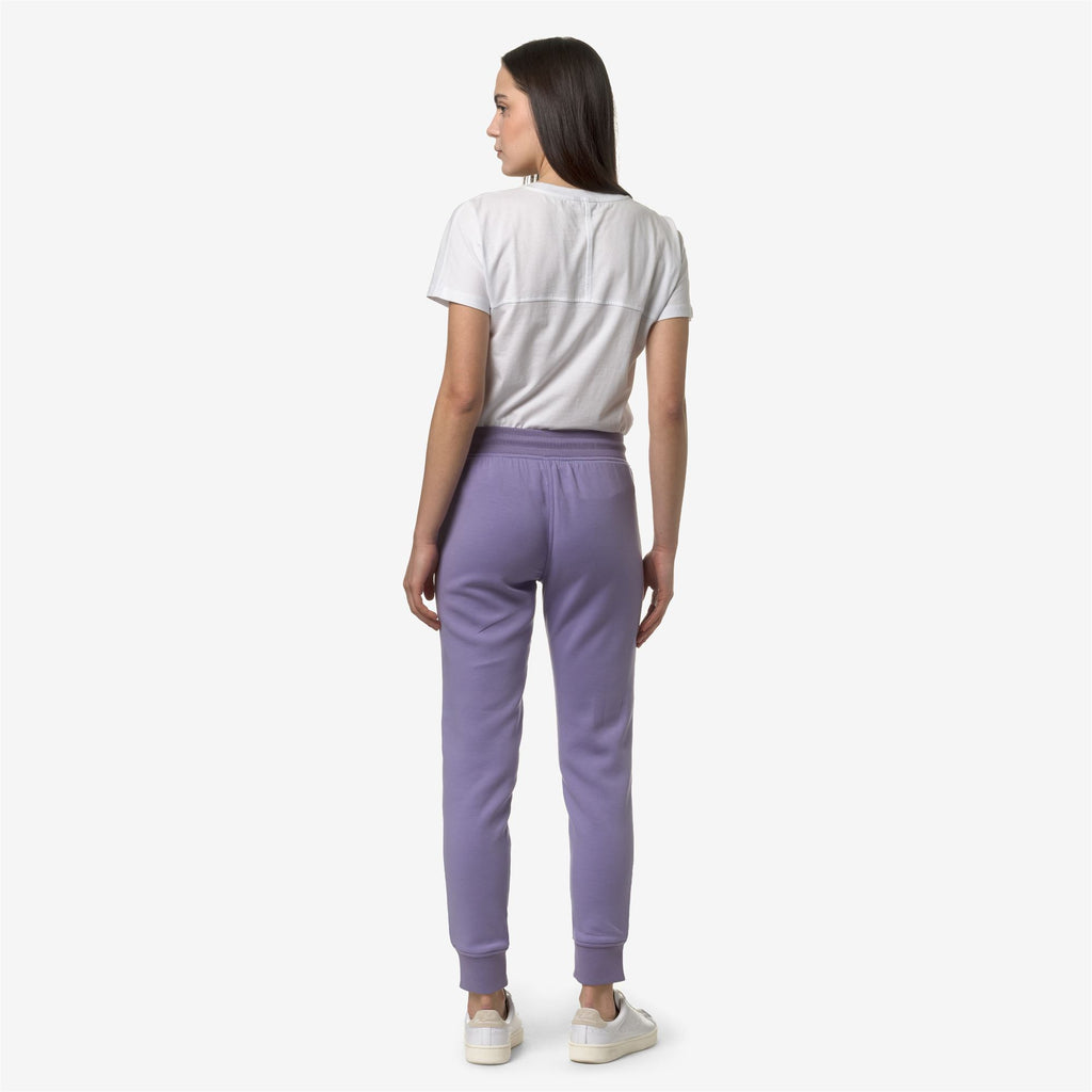 Pants_Woman_GINEVRA LIGHT SPACER_Sport Trousers_Violet Glicine - Commercial 6