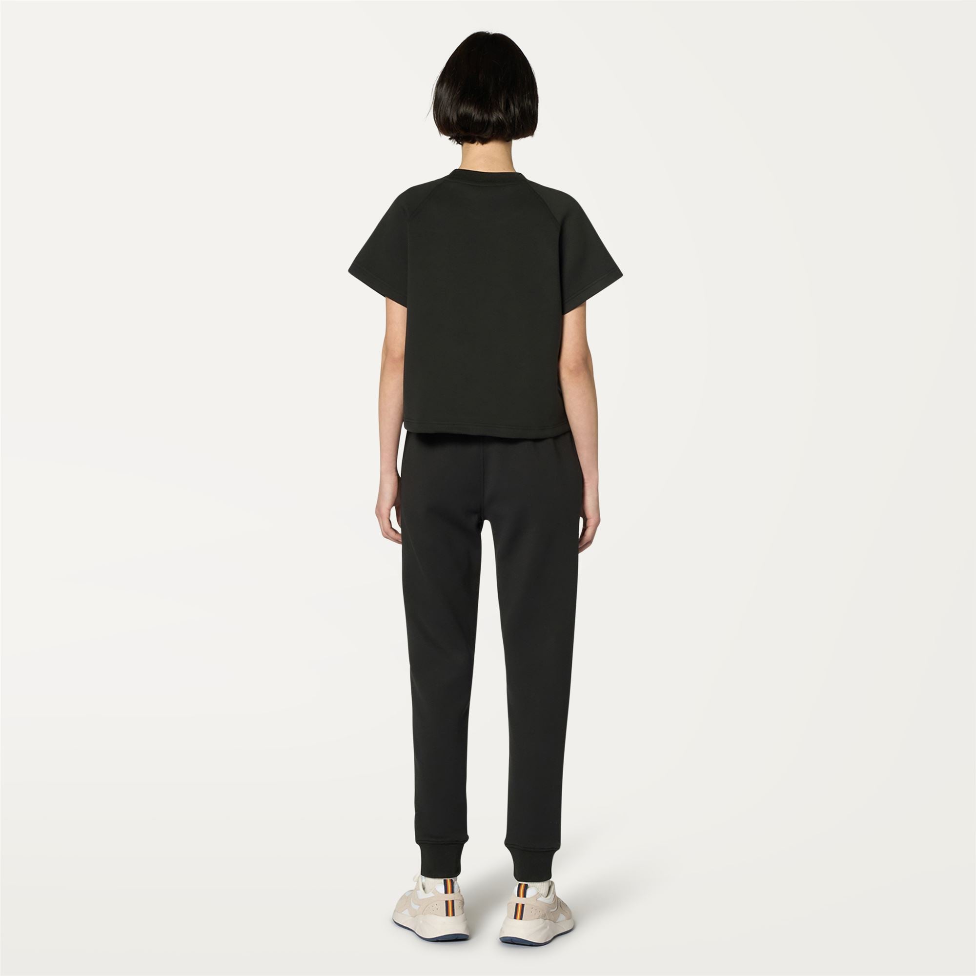 Pants_WOMAN_GINEVRA LIGHT SPACER_Sport Trousers_Black Pure - Commercial 6