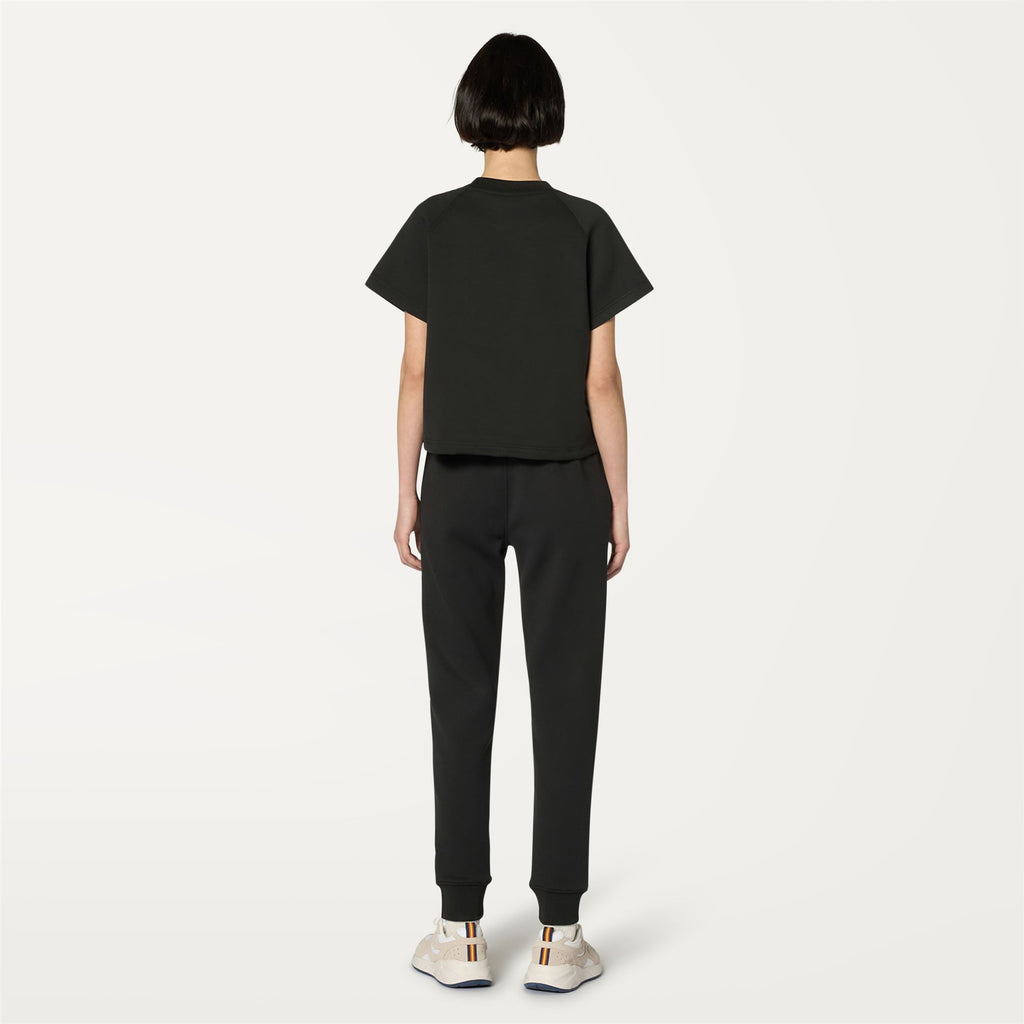 Pants_WOMAN_GINEVRA LIGHT SPACER_Sport Trousers_Black Pure - Commercial 6