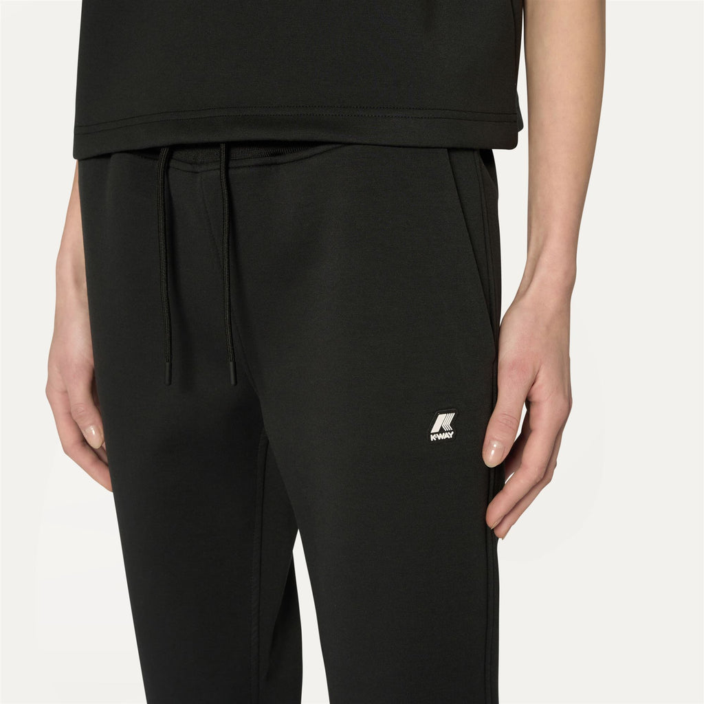 Pants_WOMAN_GINEVRA LIGHT SPACER_Sport Trousers_Black Pure - Commercial 7