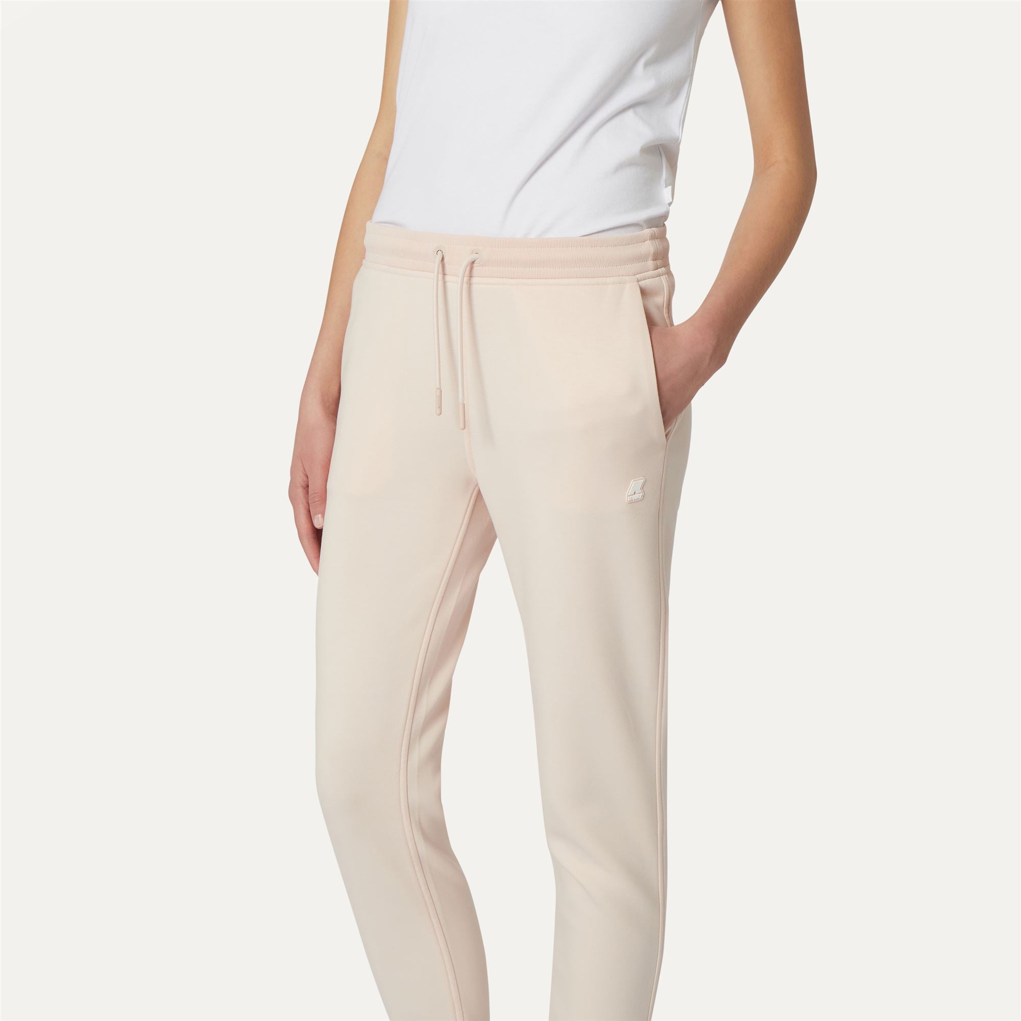 Pants_WOMAN_GINEVRA LIGHT SPACER_Sport Trousers_Pink Cloud - Commercial 7