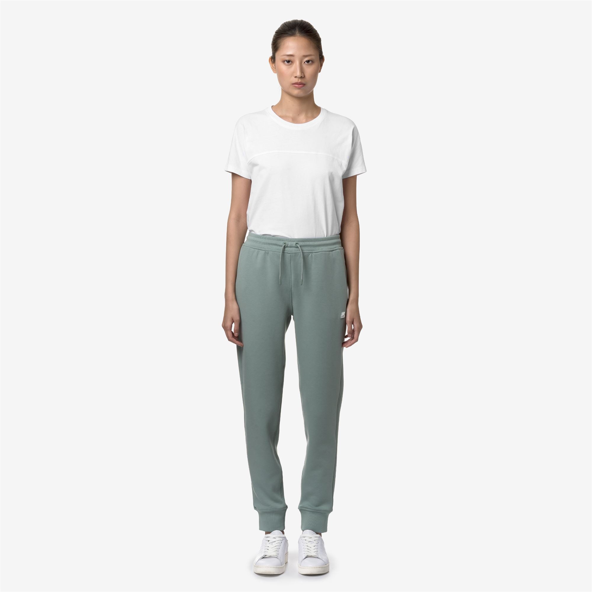 Pants_Woman_GINEVRA LIGHT SPACER_Sport Trousers_Green Mold - Commercial 4