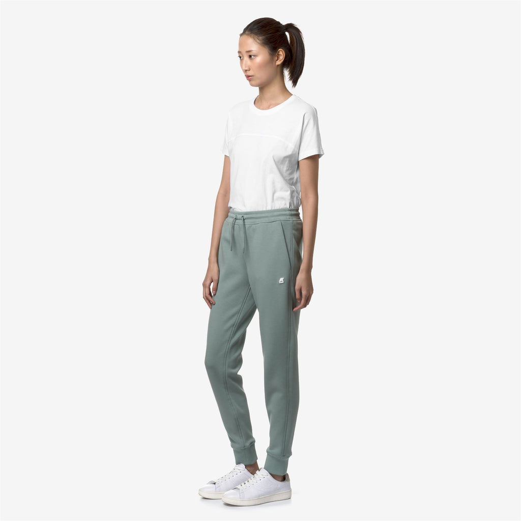 Pants_Woman_GINEVRA LIGHT SPACER_Sport Trousers_Green Mold - Commercial 5