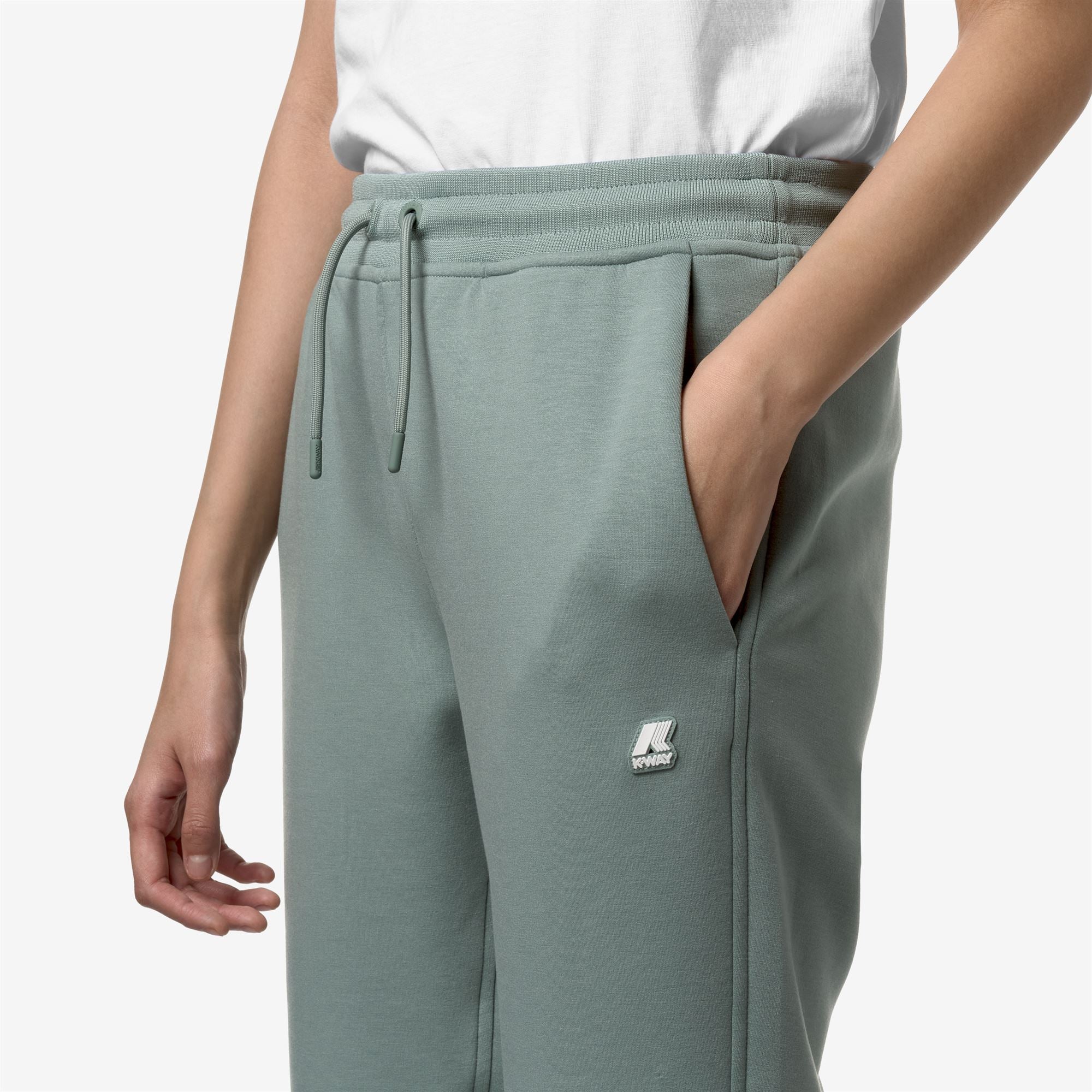 Pants_Woman_GINEVRA LIGHT SPACER_Sport Trousers_Green Mold - Commercial 7