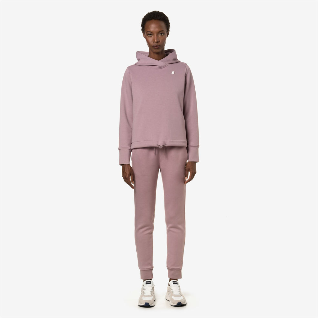 Pants_Woman_GINEVRA LIGHT SPACER_Sport Trousers_Violet Dusty - Commercial 4