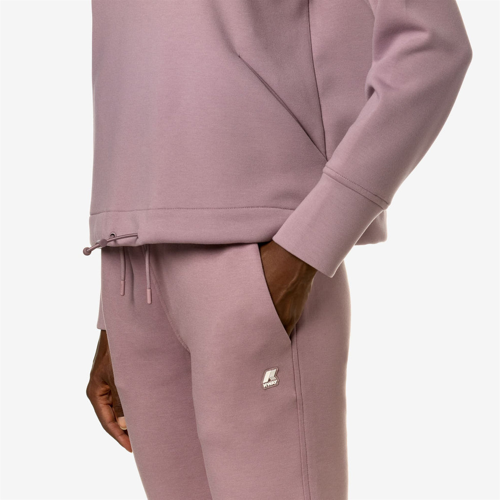 Pants_Woman_GINEVRA LIGHT SPACER_Sport Trousers_Violet Dusty - Commercial 7
