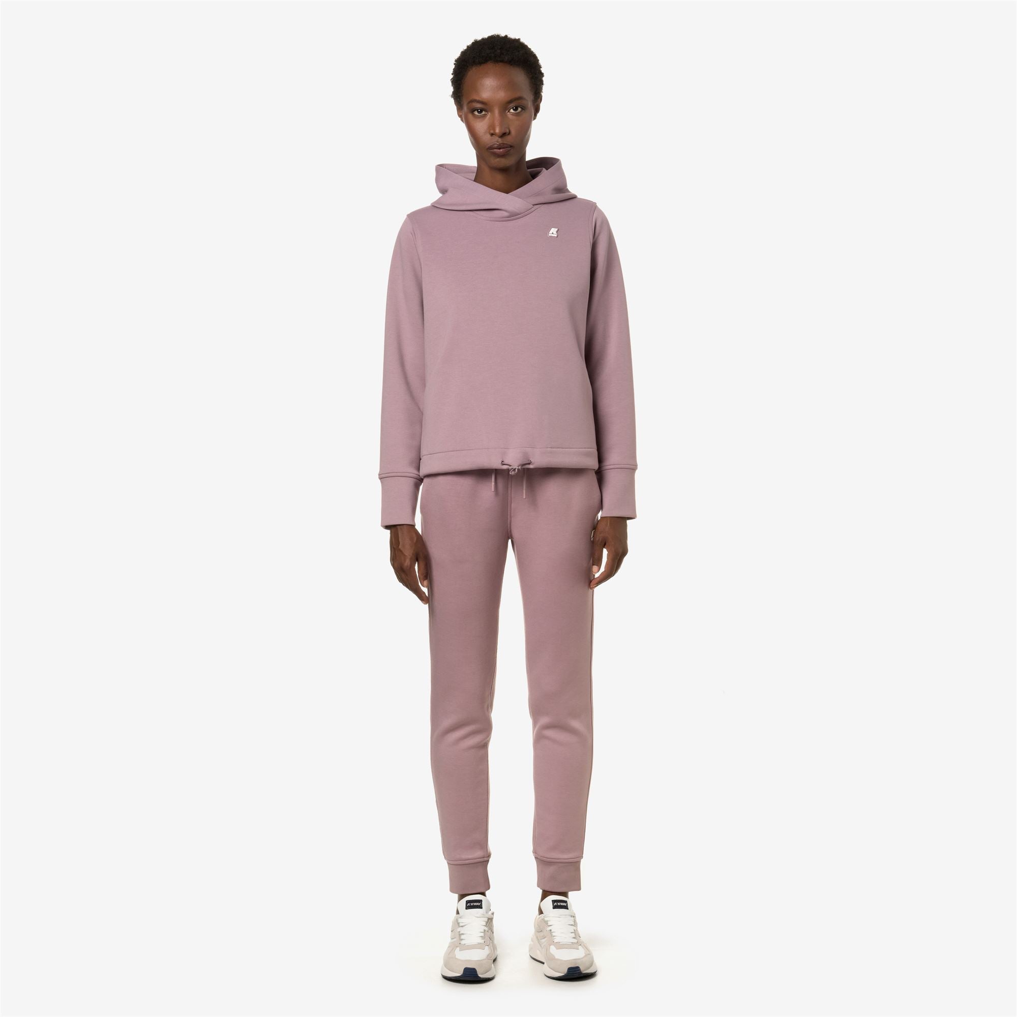 Pants_Woman_GINEVRA LIGHT SPACER_Sport Trousers_Violet Dusty - Commercial 4