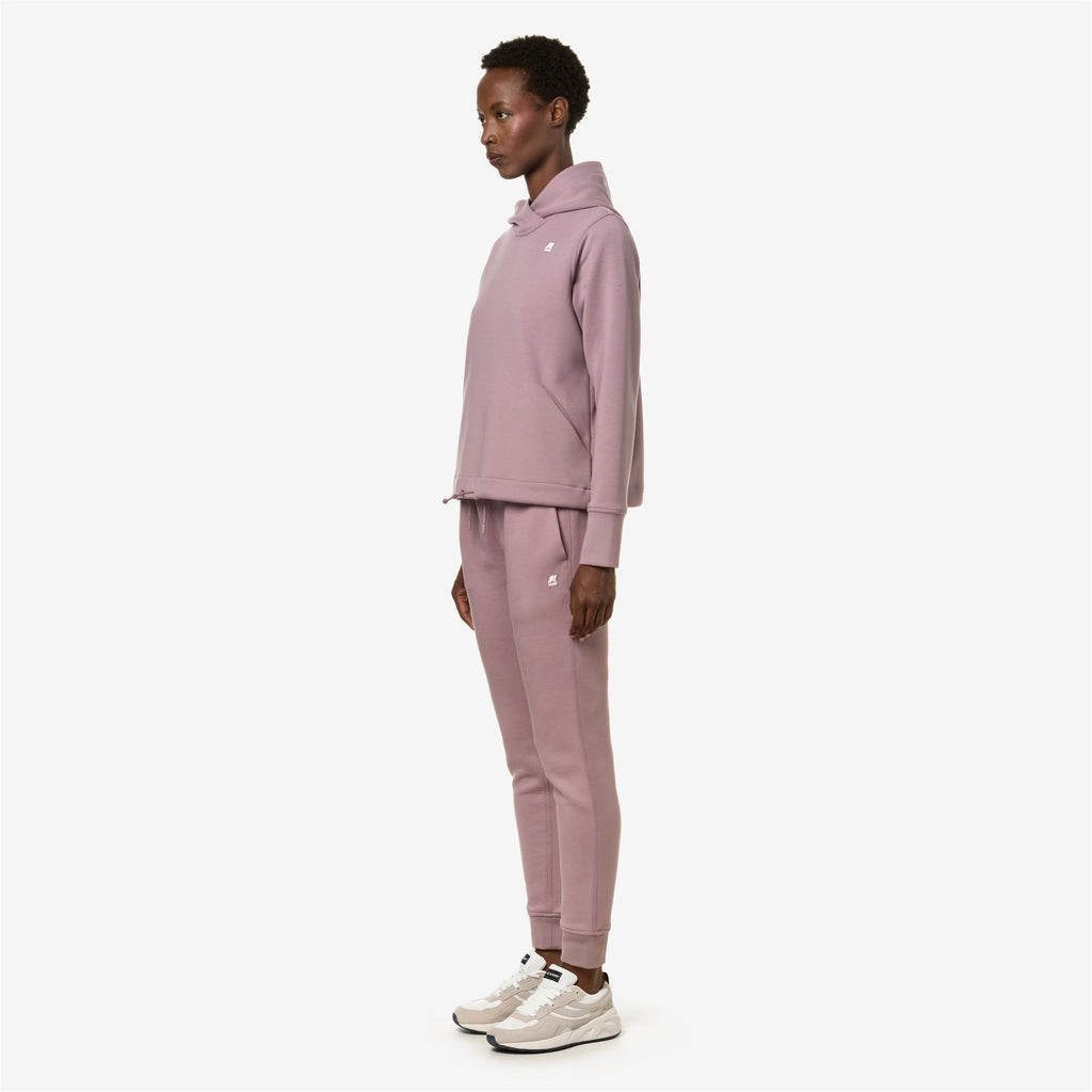 Pants_Woman_GINEVRA LIGHT SPACER_Sport Trousers_Violet Dusty - Commercial 5