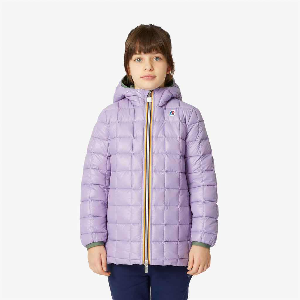 Jackets_Girl_P. SOPHIE THERMO PLUS.2 DOUBLE_Mid_Green Laurel - Violet Lavender - Commercial 7