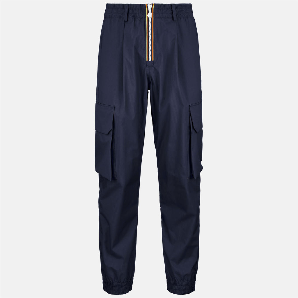 Pants_UNISEX_LEO POCKET 2.1 AMIABLE SILVER_Cargo_Blue Print - Blue Royal - Commercial 1