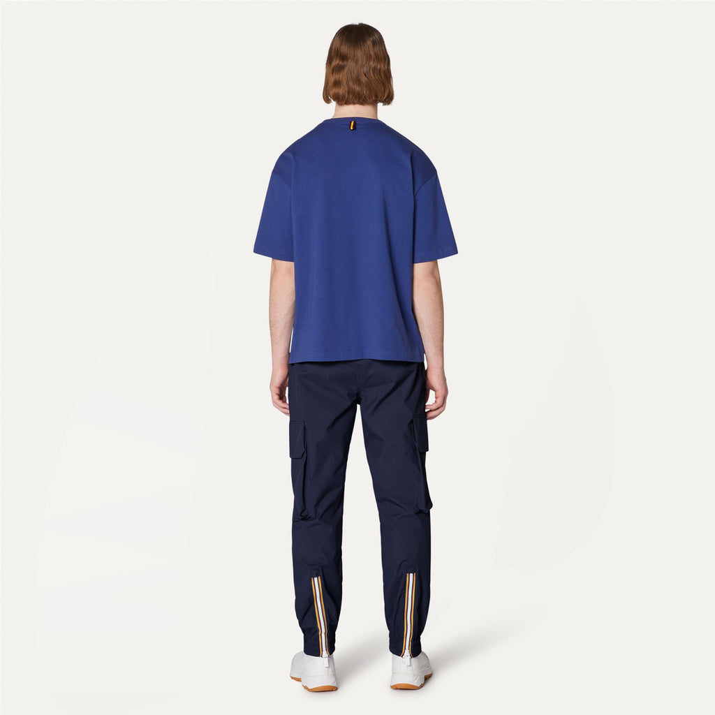 Pants_UNISEX_LEO POCKET 2.1 AMIABLE SILVER_Cargo_Blue Print - Blue Royal - Commercial 6