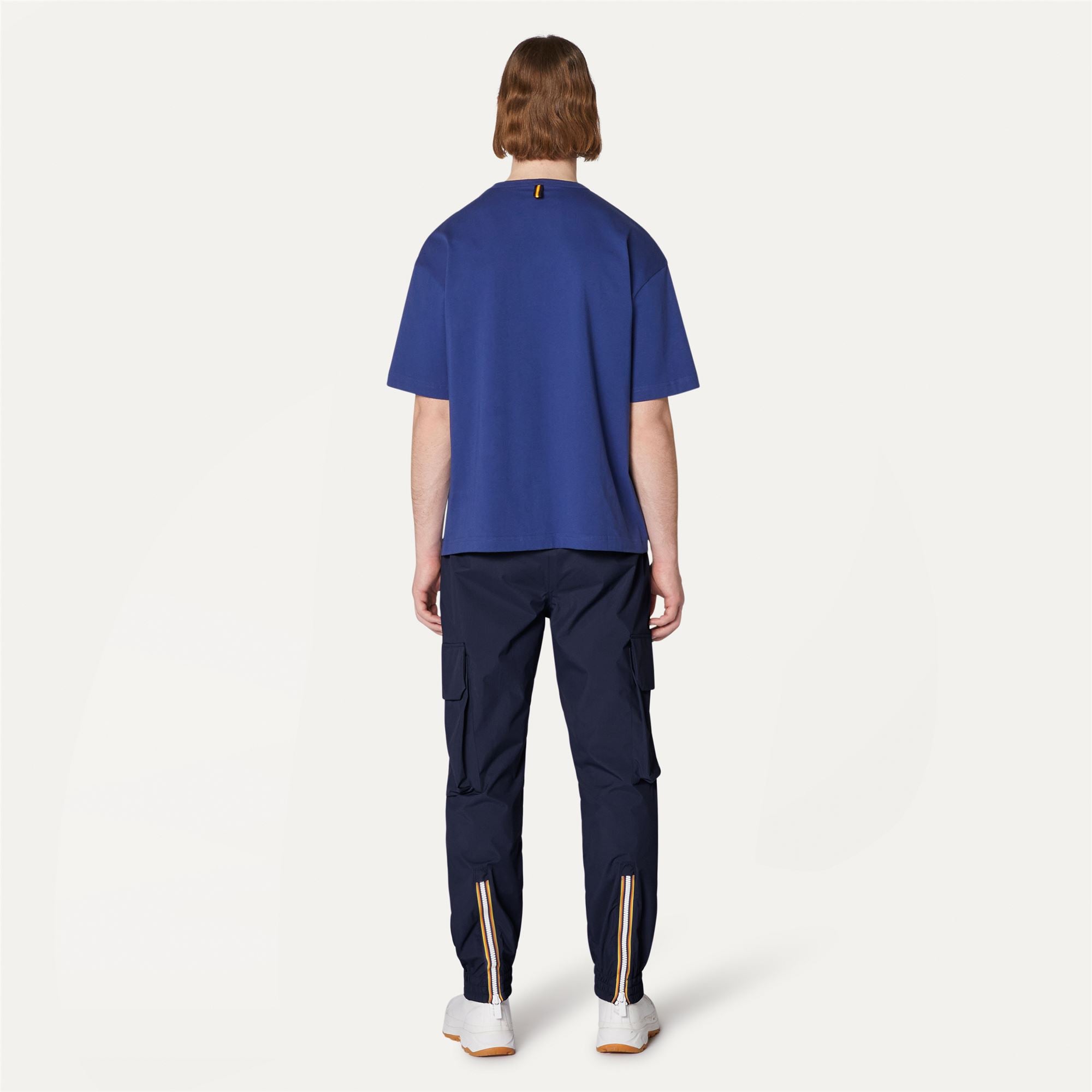 Pants_UNISEX_LEO POCKET 2.1 AMIABLE SILVER_Cargo_Blue Print - Blue Royal - Commercial 6