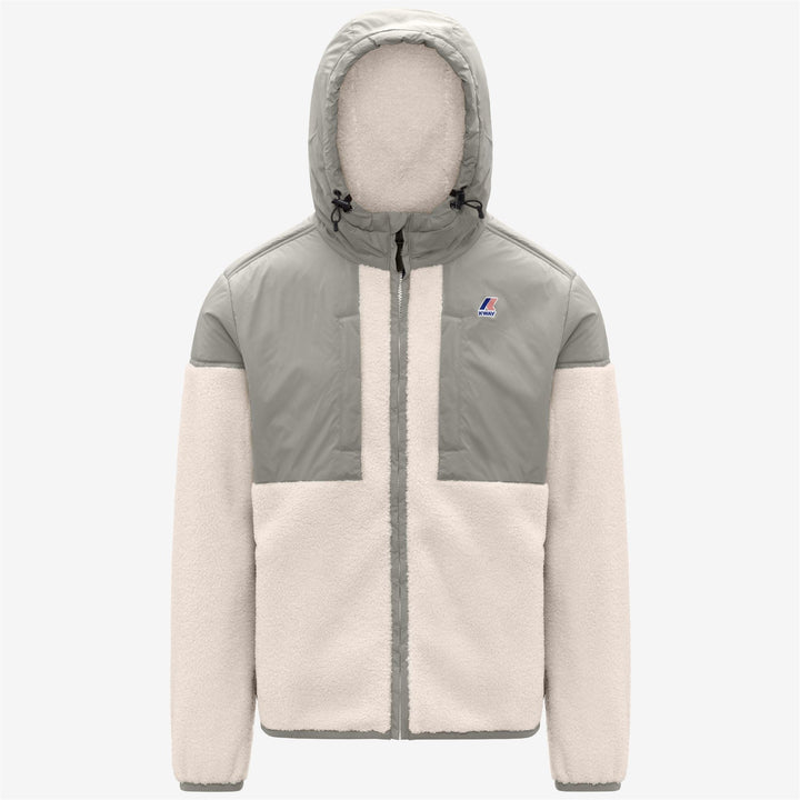SAMSON 4.0 ORSETTO - Fleece - Hoodie Full Zip - UNISEX - Green Oak-Ecru