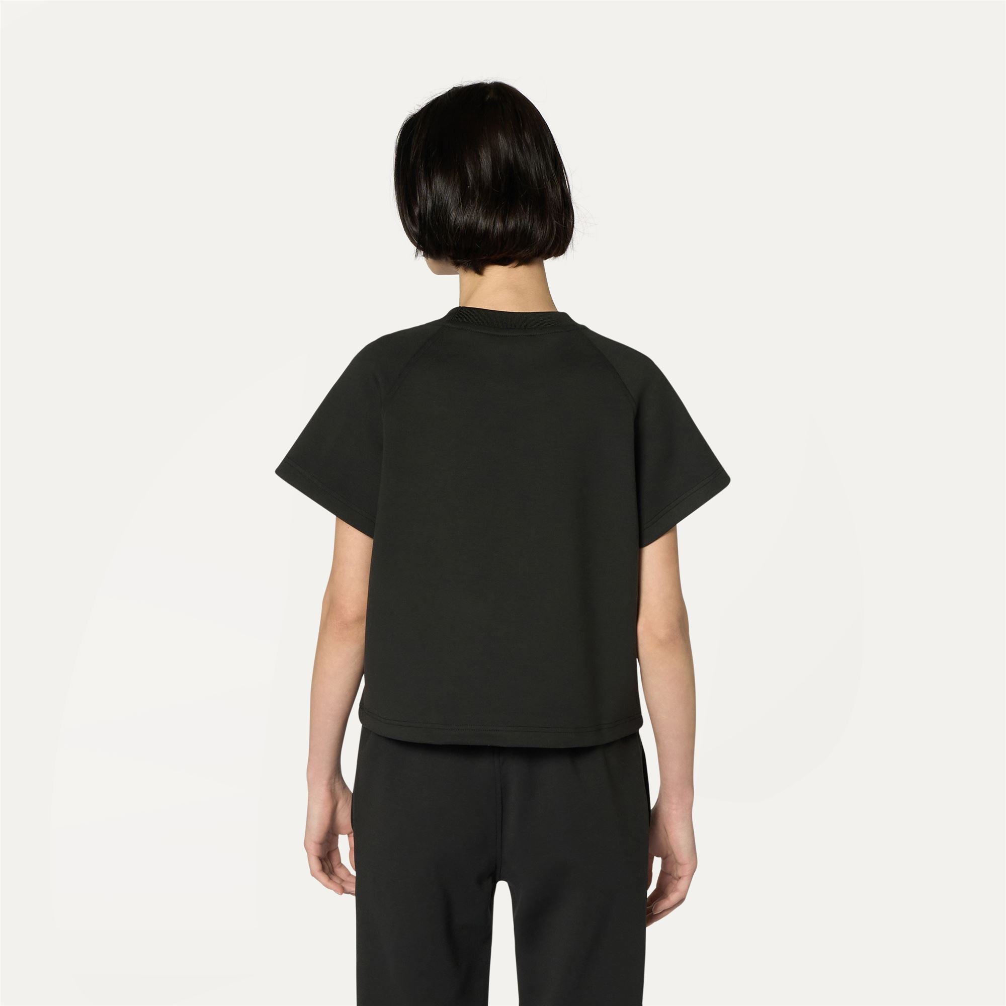 T-Shirts & Top_WOMAN_GUENDALINE LIGHT SPACER_T-Shirt_Black Pure - Commercial 6