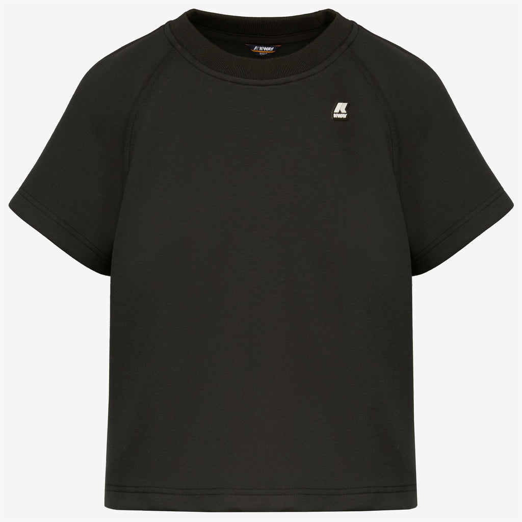 T-Shirts & Top_WOMAN_GUENDALINE LIGHT SPACER_T-Shirt_Black Pure - Commercial 1