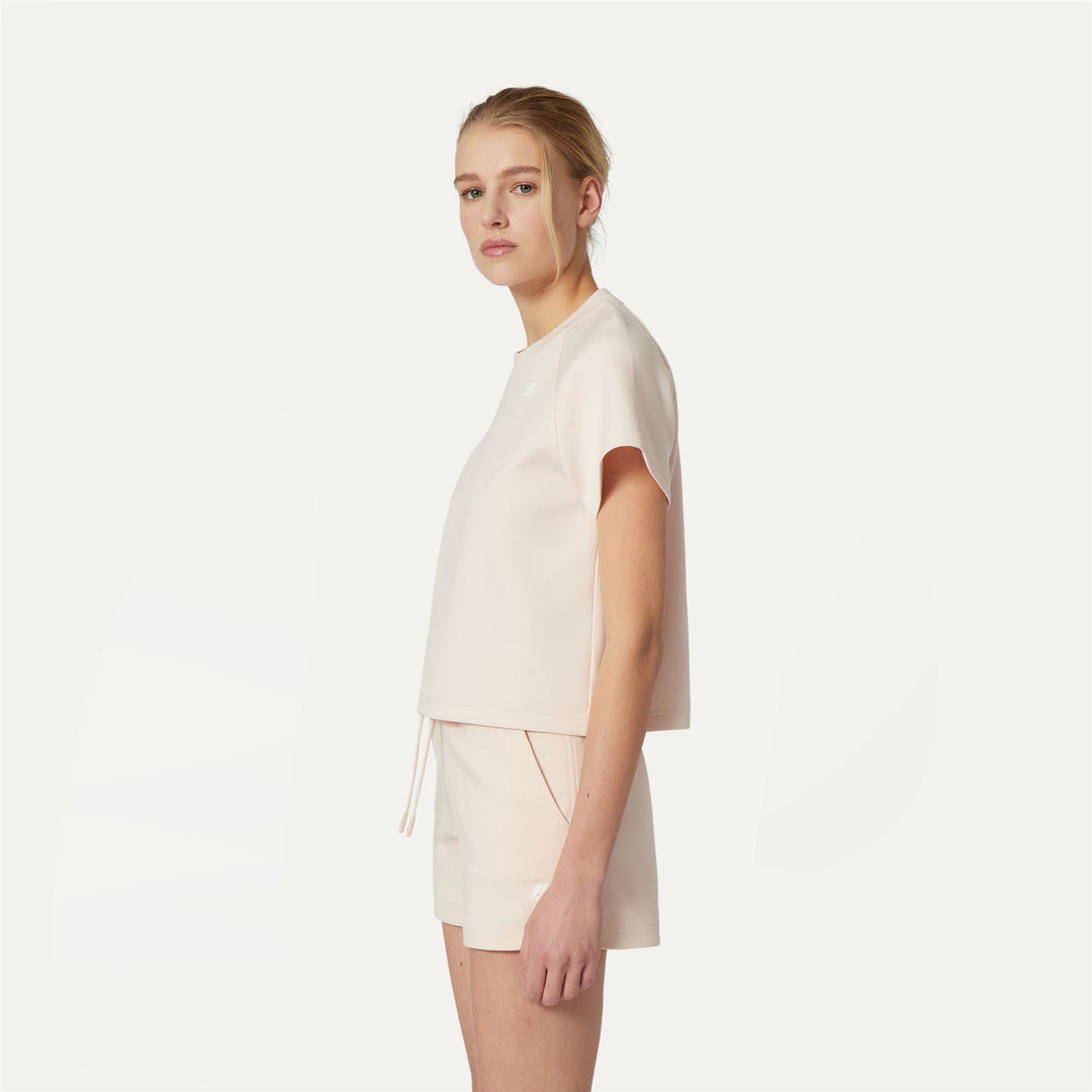 GUENDALINE LIGHT SPACER - T-ShirtsTop - T-Shirt - WOMAN - PINK CLOUD