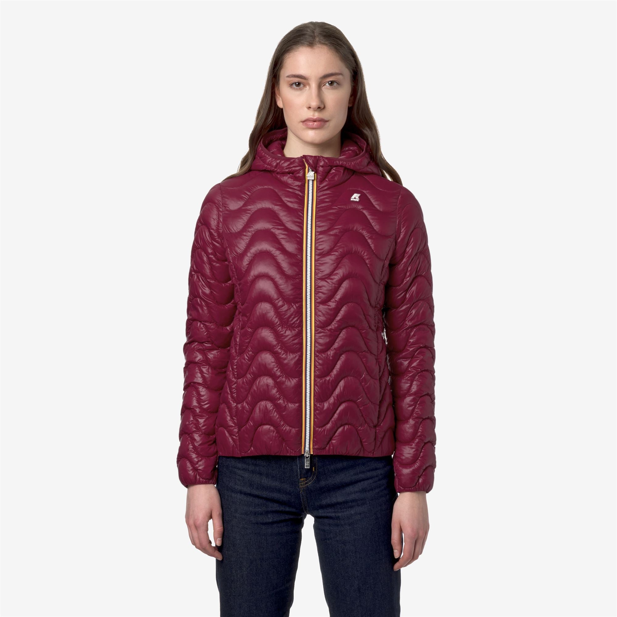 Doudoune Légère Femme Lily Quilted Warm Rouge | K-Way Officiel