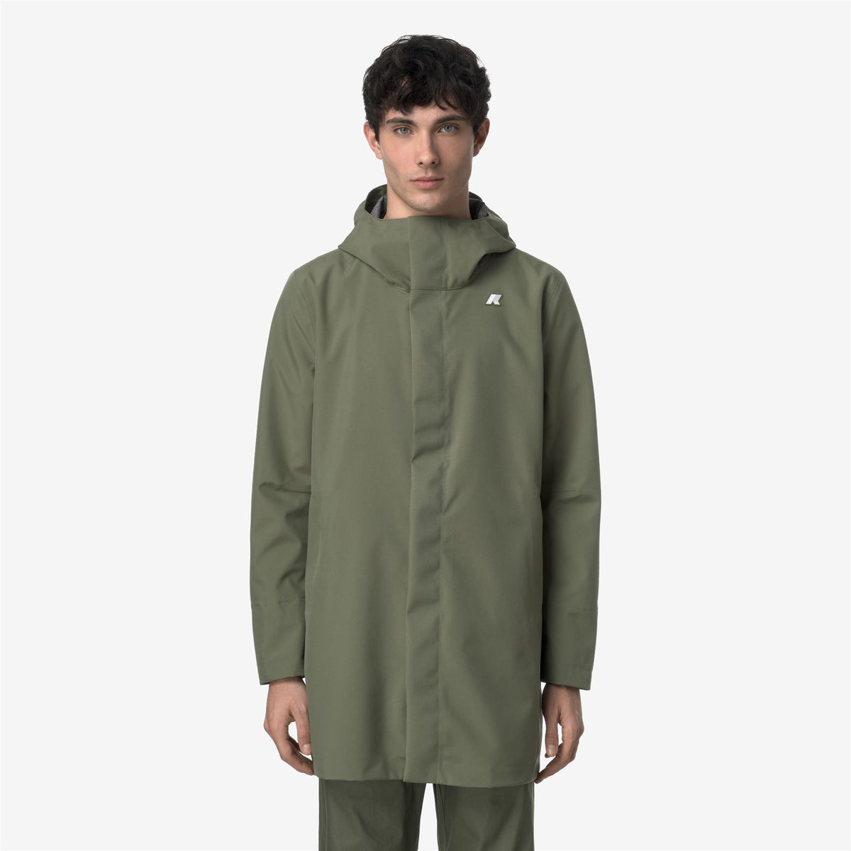Jackets_MAN_TOMMY BONDED JERSEY_3/4 Length_Green Lichen - Commercial 4