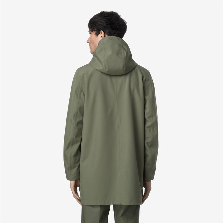 TOMMY BONDED JERSEY - Jackets - 3/4 LENGTH - MAN - GREEN LICHEN