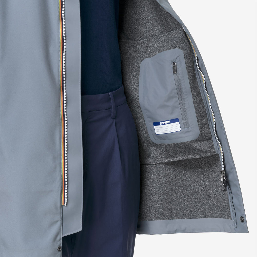 TOMMY BONDED JERSEY - Jackets - 3/4 LENGTH - MAN - GREY MD