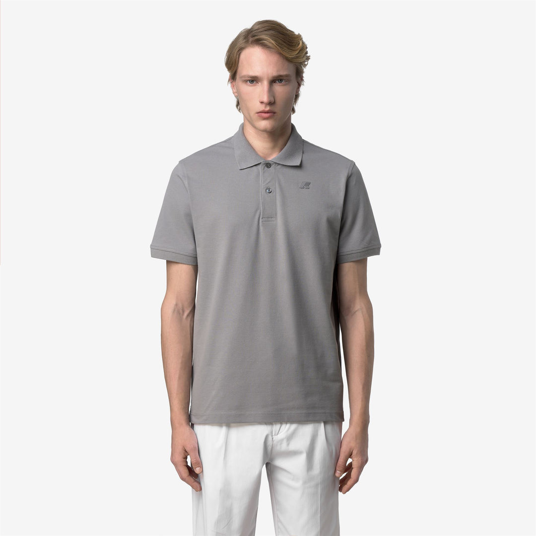 AMEDEE SLIM PIQUE - Polos - Polo - Homme - Grey Frost main