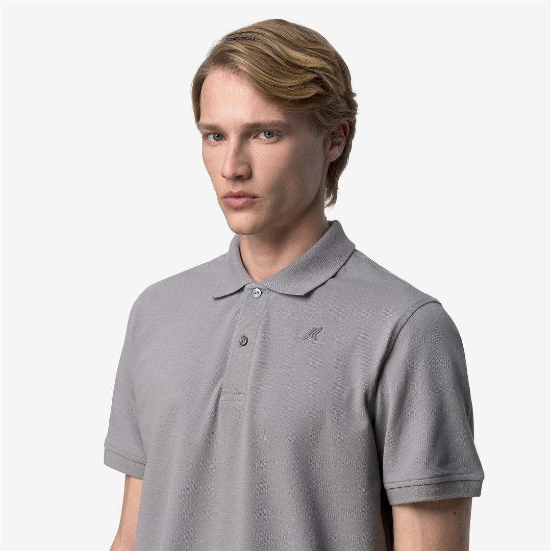AMEDEE SLIM PIQUE - Polos - Polo - Homme - Grey Frost main