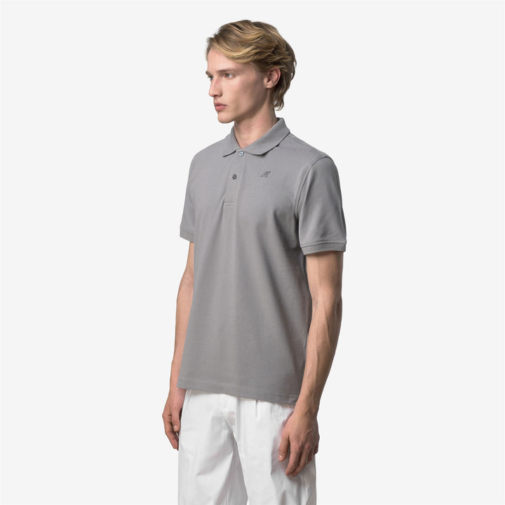 AMEDEE SLIM PIQUE - Polos - Polo - Homme - Grey Frost 3