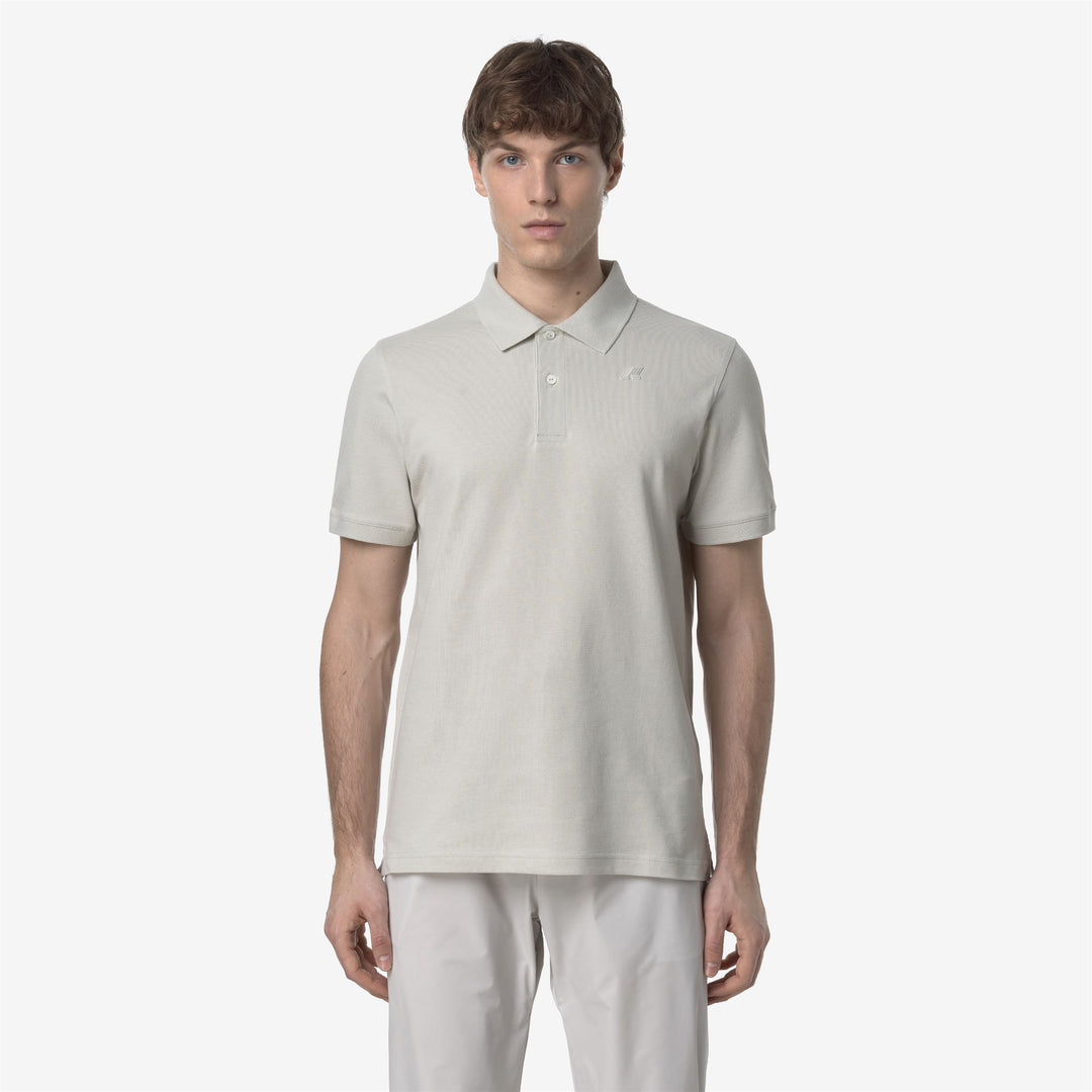 AMEDEE SLIM PIQUE - Polos - Polo - Homme - BEIGE LT main
