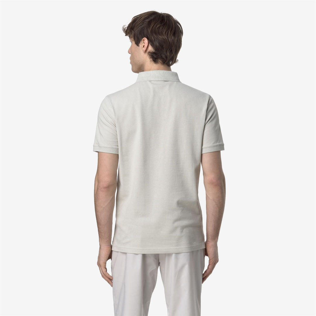 AMEDEE SLIM PIQUE - Polos - Polo - Homme - BEIGE LT main