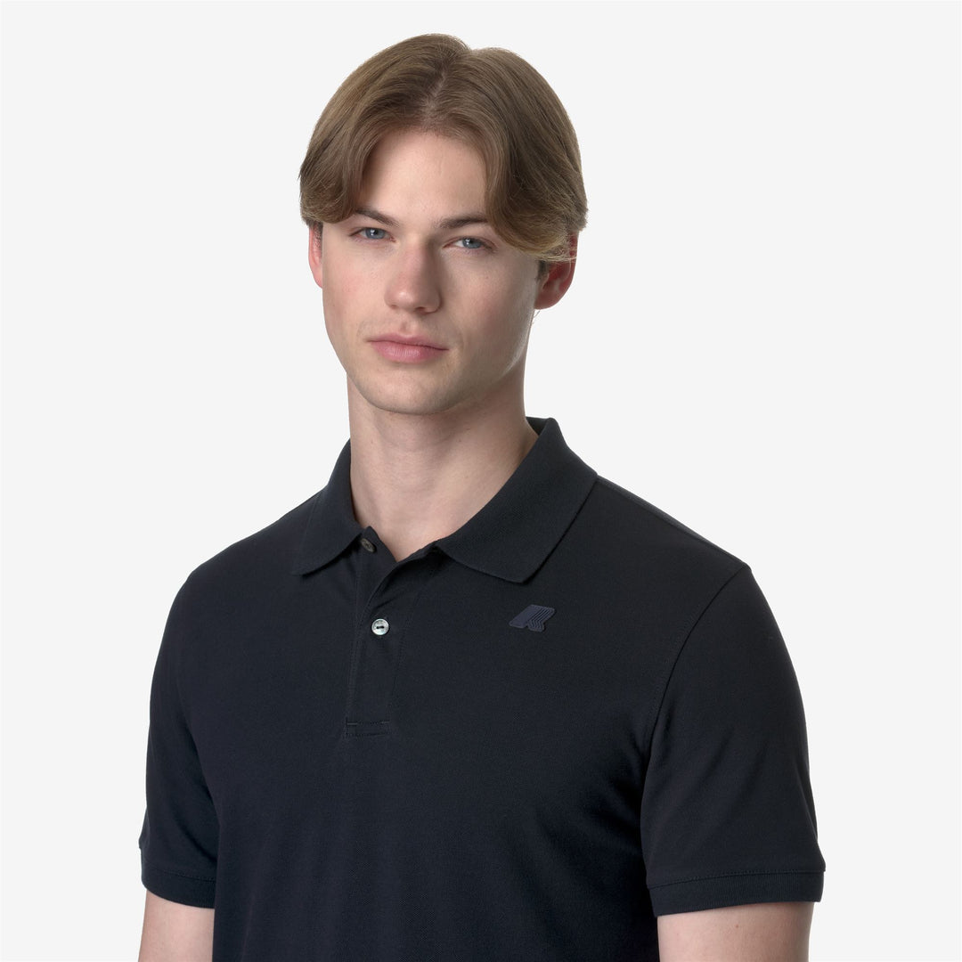 AMEDEE SLIM PIQUE - Polos - Polo - Homme - Blue Depth main