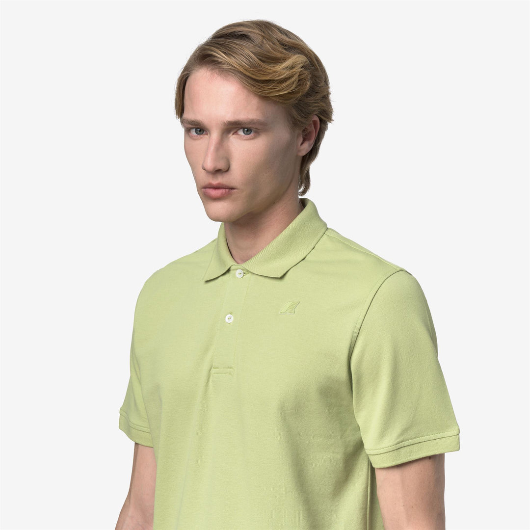 AMEDEE SLIM PIQUE - Polos - Polo - Homme - Green Dk Lime main
