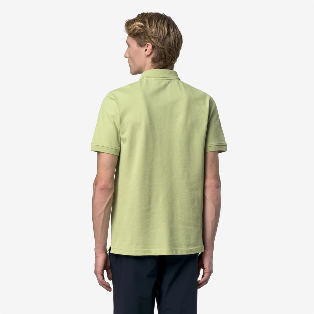 Polo Shirts_Man_AMEDEE SLIM PIQUE_Polo_Green Dk Lime - Commercial 6