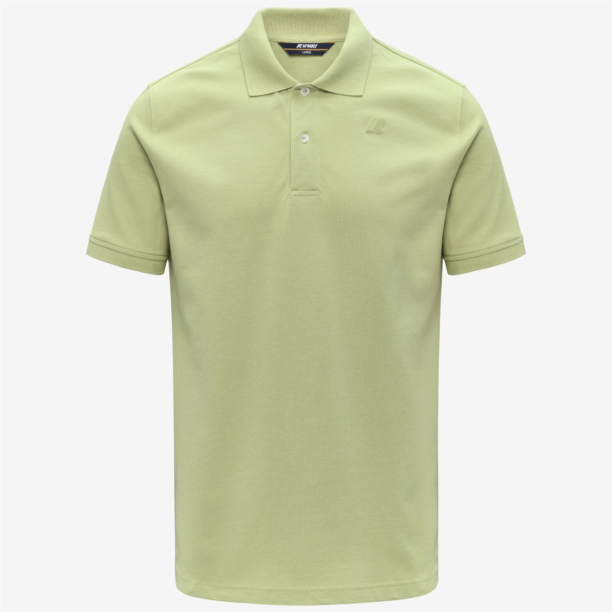 Polo Shirts_Man_AMEDEE SLIM PIQUE_Polo_Green Dk Lime - Commercial 1