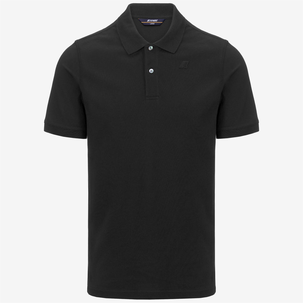 Polo Shirts_MAN_AMEDEE PIQUE_Polo_Black Pure - Commercial 1
