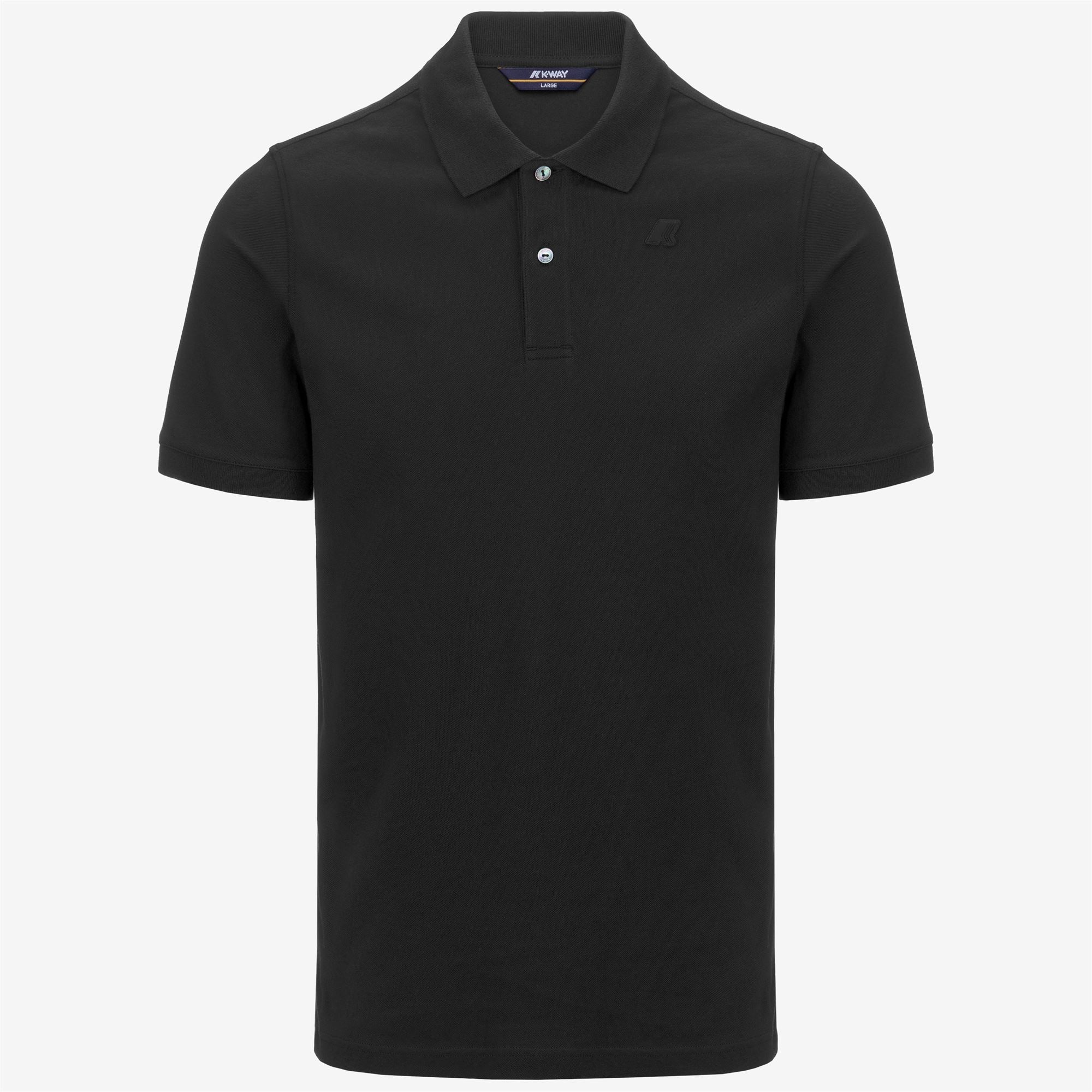 Polo Shirts_MAN_AMEDEE PIQUE_Polo_Black Pure - Commercial 1