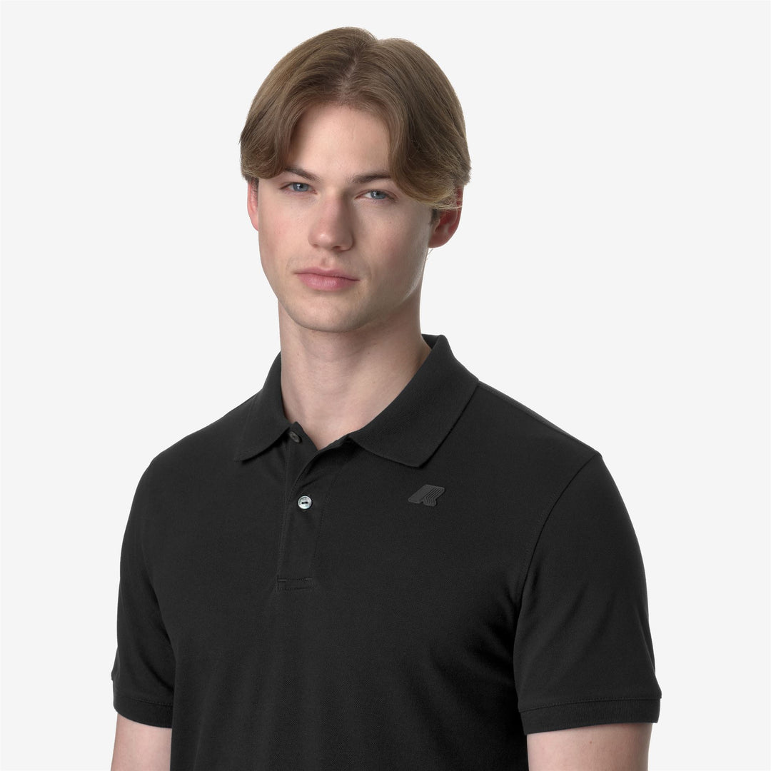 AMEDEE SLIM PIQUE - Polos - Polo - Homme - Black Pure main