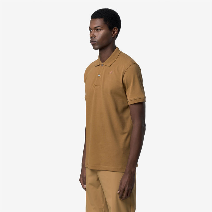 AMEDEE SLIM PIQUE - Polos - Polo - Homme - Brown Bistre 3