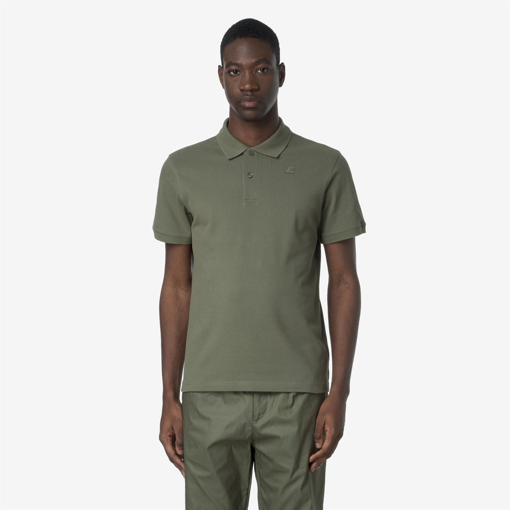 AMEDEE SLIM PIQUE - Polos - Polo - Homme - Green Lichen 02