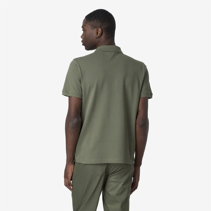 AMEDEE SLIM PIQUE - Polos - Polo - Homme - Green Lichen 4