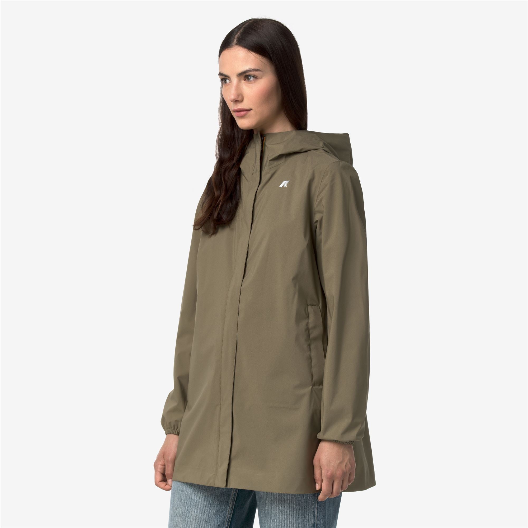 Jackets_Woman_SOPHIE STRETCH DOT_Mid_Green Army - Commercial 5