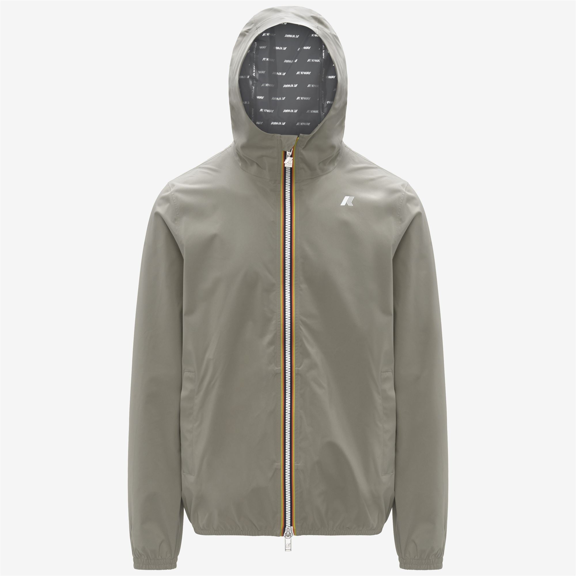 Veste imperméable Homme Jack Stretch Dot vert beige| K-Way Officiel