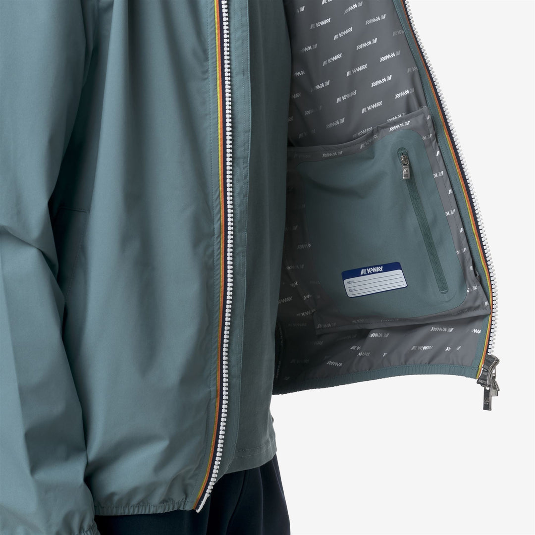 JACK STRETCH DOT - Jackets - Short - MAN - GREEN IRON