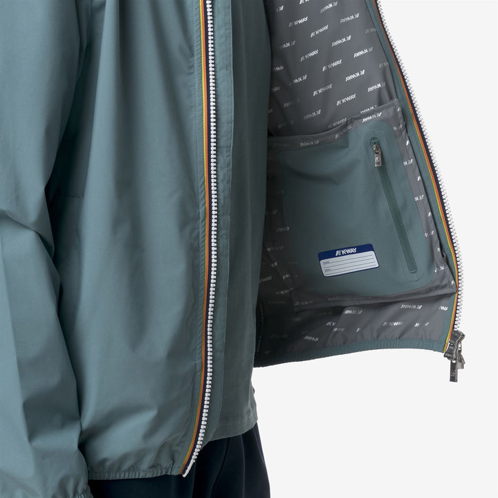 JACK STRETCH DOT - Jackets - Short - MAN - GREEN IRON