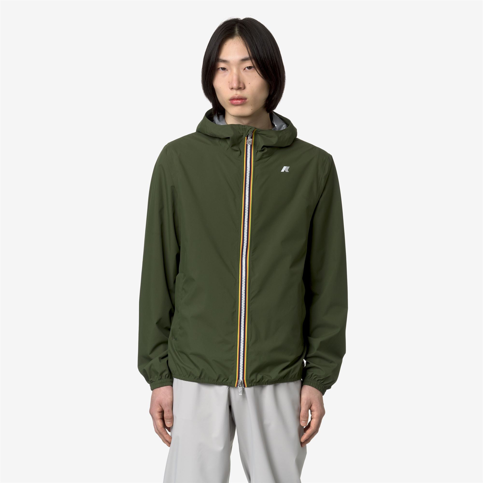 Jackets_MAN_JACK STRETCH DOT_Short_Green Cypress - Commercial 4
