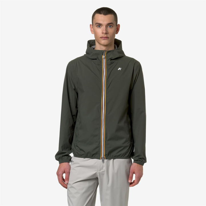 JACK STRETCH DOT - Jackets - Short - MAN - GREEN BLACKISH