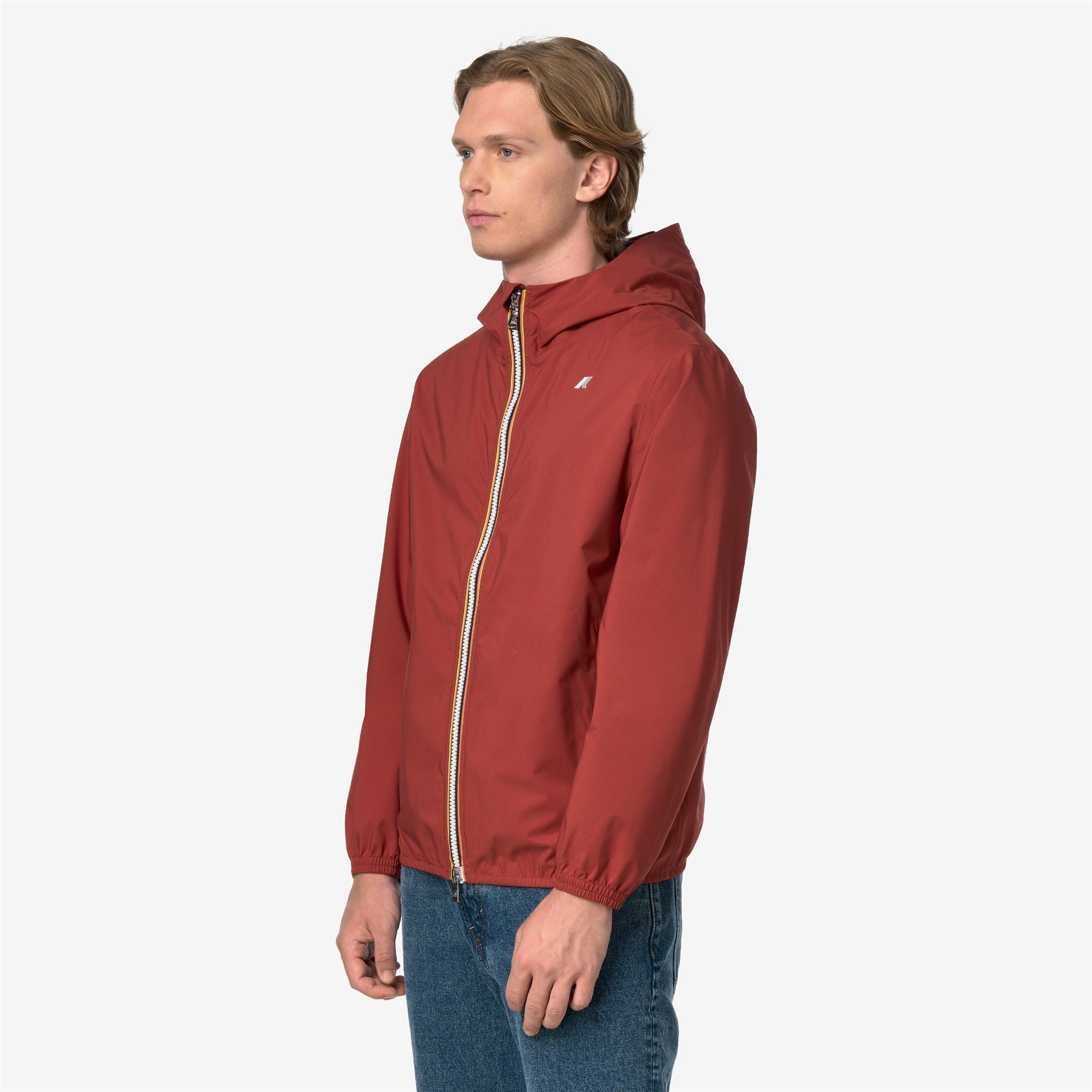 Jackets_Man_JACK STRETCH DOT_Short_Red Dk Chili - Commercial 5